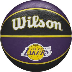 Wilson Nba team tribute lakers лилаво, черно, жълто, бяло 7 (wtb1300xblal)