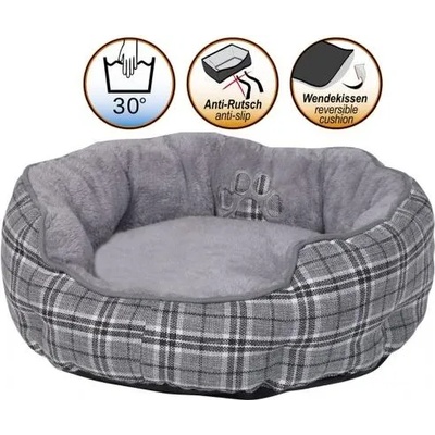 NOBBY Легло кръг KAPU сиво каре - Ø 50 x 19 см, NOBBY Германия 61322