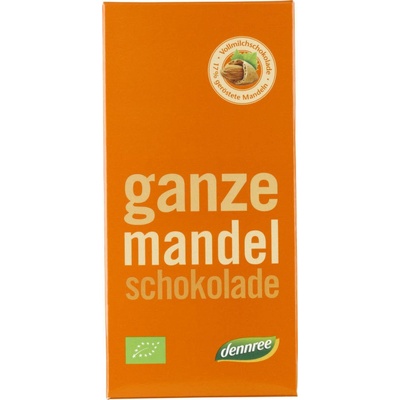 Dennree Mléčná s mandlemi 100 g
