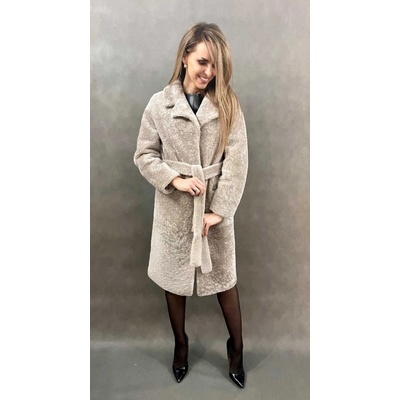 Max Original Leather dámsky kožuch baran 52085 grey Grey