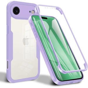 Techsuit Калъф за iPhone 17 Air - Techsuit - ColorVerse 360 Series + Screen Protector - Лилав