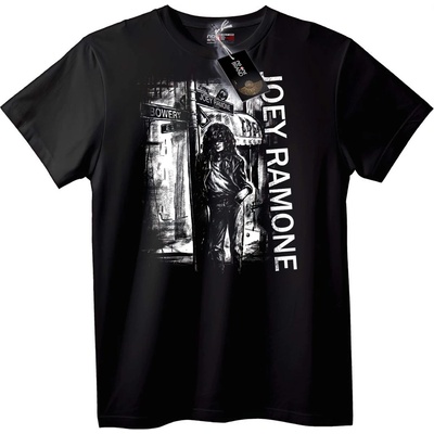 NOONEBRAND Тениска Joey Ramone Bowery - 2XL, White