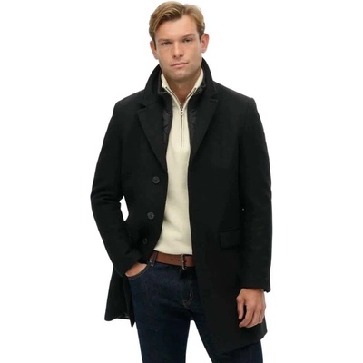 SUPERDRY Палто Superdry Town 2In1 coat - Black (Black)