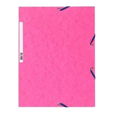 Exacompta Гумена папка Exacompta A4 с предварителен размах, цвят фуксия P2110-0584 (P2110-0584)