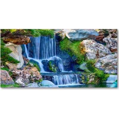 Fotoobraz na skle tropický ostrov 100x50 cm