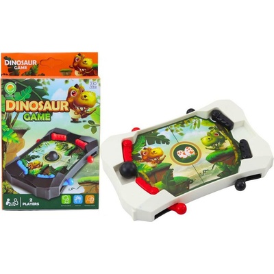 Mini hra dinozaur s míčkem bílá