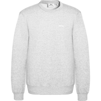 Slazenger Мъжка поларена блуза Slazenger Fleece Crew Sweater Mens - Grey Marl