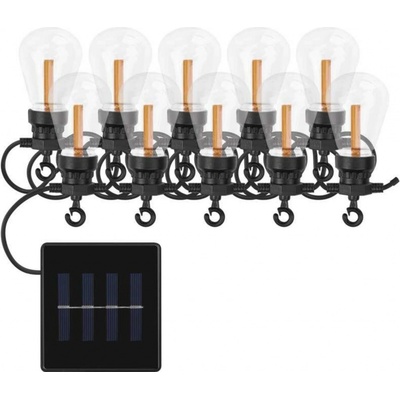 EMOS DCPV02 LED řetěz se solárním panelem – 10x párty žárovk