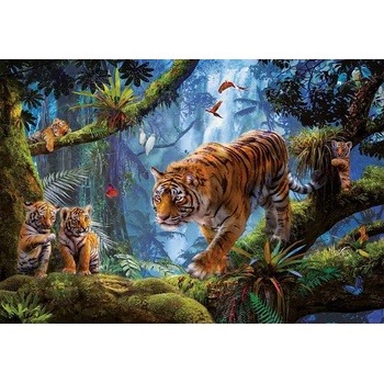 Educa - Puzzle Tigers in the tree - 1 000 piese
