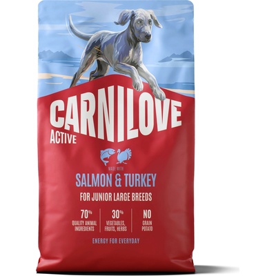 Carnilove Active Junior Large Salmon & Turkey 4 kg