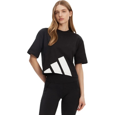 adidas Dámske tričko s krátkym rukávom W BL SJ BF T BLACK/WHITE Čierna