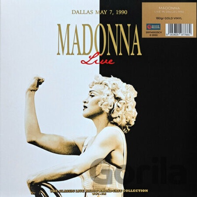 Madonna - Live In Dallas 1990 (Gold) - Madonna LP