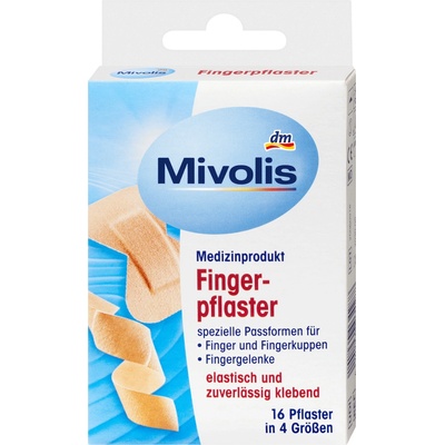Mivolis elastická náplast na prst 16 ks