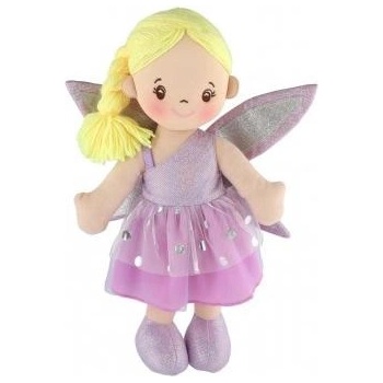 Teddies Кукла фея Виолетка парцалена/текстилна 40 см