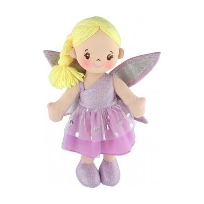 Teddies Кукла фея Виолетка парцалена/текстилна 40 см