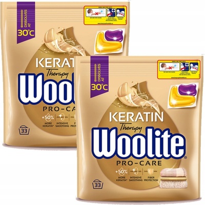 Woolite Univerzálne kapsule na pranie 2 x 33 PD