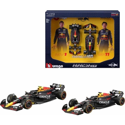 Bburago Red Bull Racing RB20 2024 dárkový set 2ks 1:43