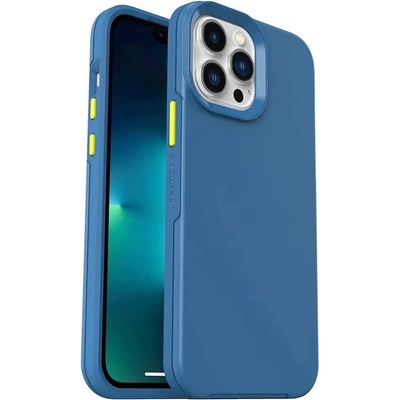 LifeProof See Case with MagSafe - хибриден удароустойчив кейс с вграден магнитен конектор (MagSafe) за iPhone 13 Pro Max, iPhone 12 Pro Max (син)