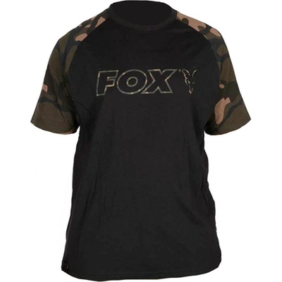 Fox tričko Black Camo Raglan T-Shirt