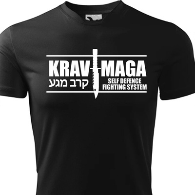 Striker funkční tričko krav maga černá – Hledejceny.cz