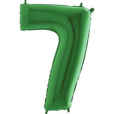 Grabo Nafukovací balónik číslo 7 zelený 102cm extra veľký