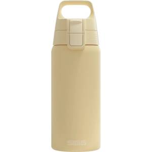 SIGG - Insulated drinking bottle - Thermos bottle Shield Therm One Opti Yellow carbonated drinks - Leak-proof - Dishwasher safe - BPA-free - 90% recycled stainless steel - Light yellow - 0.5L - 6022.30 (60