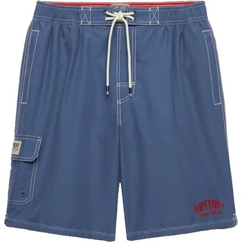 Superdry Бански гащета Superdry Cargo 19 swimming shorts - Blue (Vintage Indigo)