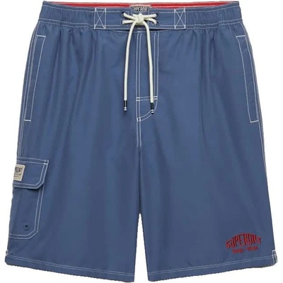 Superdry Бански гащета Superdry Cargo 19 swimming shorts - Blue (Vintage Indigo)