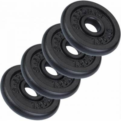 SCSports liatinový kotúč 1,25 kg 30/31 mm 4 ks