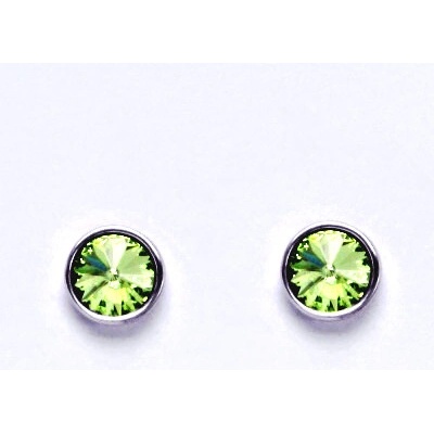 Čištín zlaté 115235966 se Swarovski krystalem peridot NŠ 1336