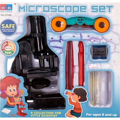 EmonaMall Детски комплект микроскоп и бинокъл EmonaMall - Код W3476 (W3476-100049706-6961000497068)