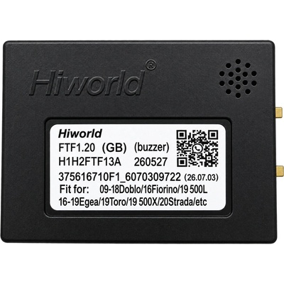 2DIN Hiworld CANBUS dekodér FTF1.20 (Buzzer) - Fiat, Citroën