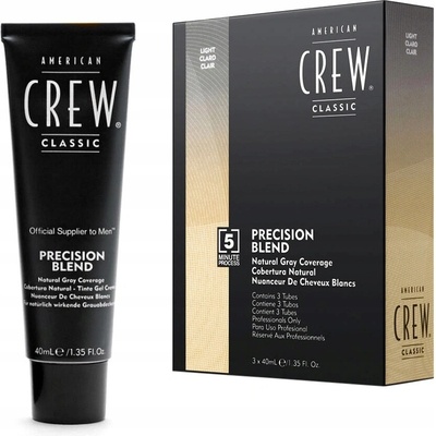 American Crew Precision Blend Light 7-8 světlá 3 x 40 ml