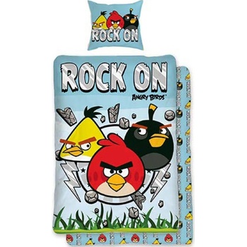 Halantex obliečky Angry Birds Rock bavlna 140x200 70x90