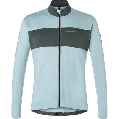 super.natural Gravier LS Jersey cloud blue/urban chic pánský