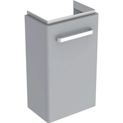 Geberit Selnova Compact skříňka pod umývátko 34,8x25,2x60,4 cm, 1x dvířka, světle šedá mat/světle šedá lesk 501.487.00.1