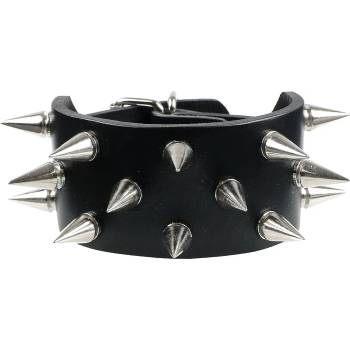 Image 1 of Leather & steel fashion Гривна с конуси - lsf1 05