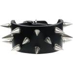 Leather & steel fashion Гривна с конуси - lsf1 05