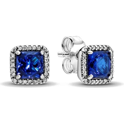 DELIS Сребърни обеци, jw912, квадратен дизайн, с родиево покритие (jw912)