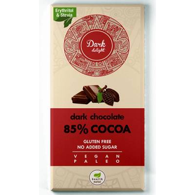 Health Market Dark Delight Hořká čokoláda 85% 80 g
