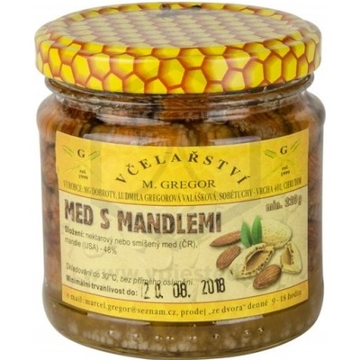 Gregor Med s mandlemi 220 g
