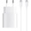 Samsung Зарядно SAMSUNG EP-TA800EWE 25W, с кабел EP-DA905BWE USB-C към USB-C, Бял, bulk (EP-TA800EWE EP-DA905BWE)