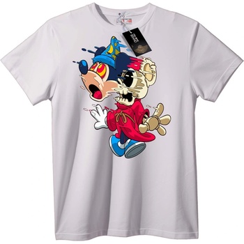 NOONEBRAND Тениска Страшен Mickey - 7XL, Black