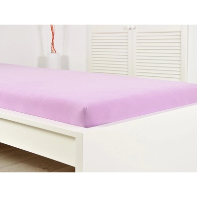 Textilomanie jersey Prostěradlo ALVORA fialové 180x200