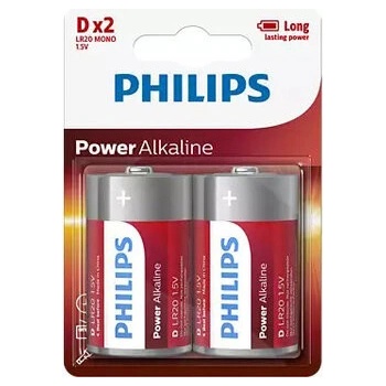 Philips PowerAlkaline D 2ks LR20P2B/10