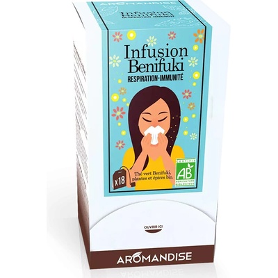 Aromandise Инфузия Бенифуки - Дихателна система и Имунитет 18 филтърни пакетчета | Aromandise (792208 (TTS19) ARMD)
