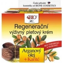 Bione Cosmetics arganový olej + Karité regenerační výživný pleťový krém 51 ml