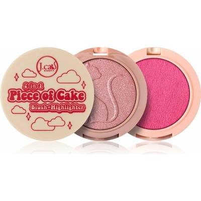 J,Cat Beauty 2 In 1 Piece Of Cake lícenka s rozjasňovačom 104 Having Fairy Good Day 12,1 g
