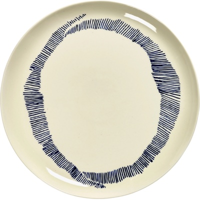 Serax Feast Чиния за основно ястие 26, 5 см, бяло-син (B8921006B)