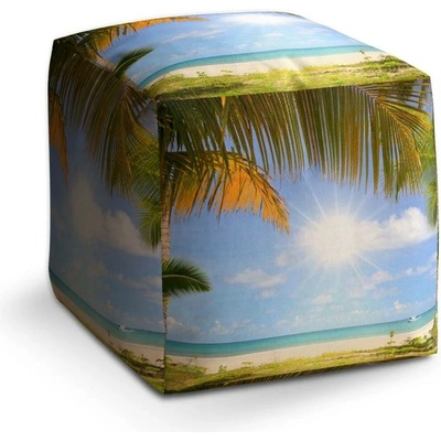 Sablio Taburet Cube Pláž: 40x40x40 cm
